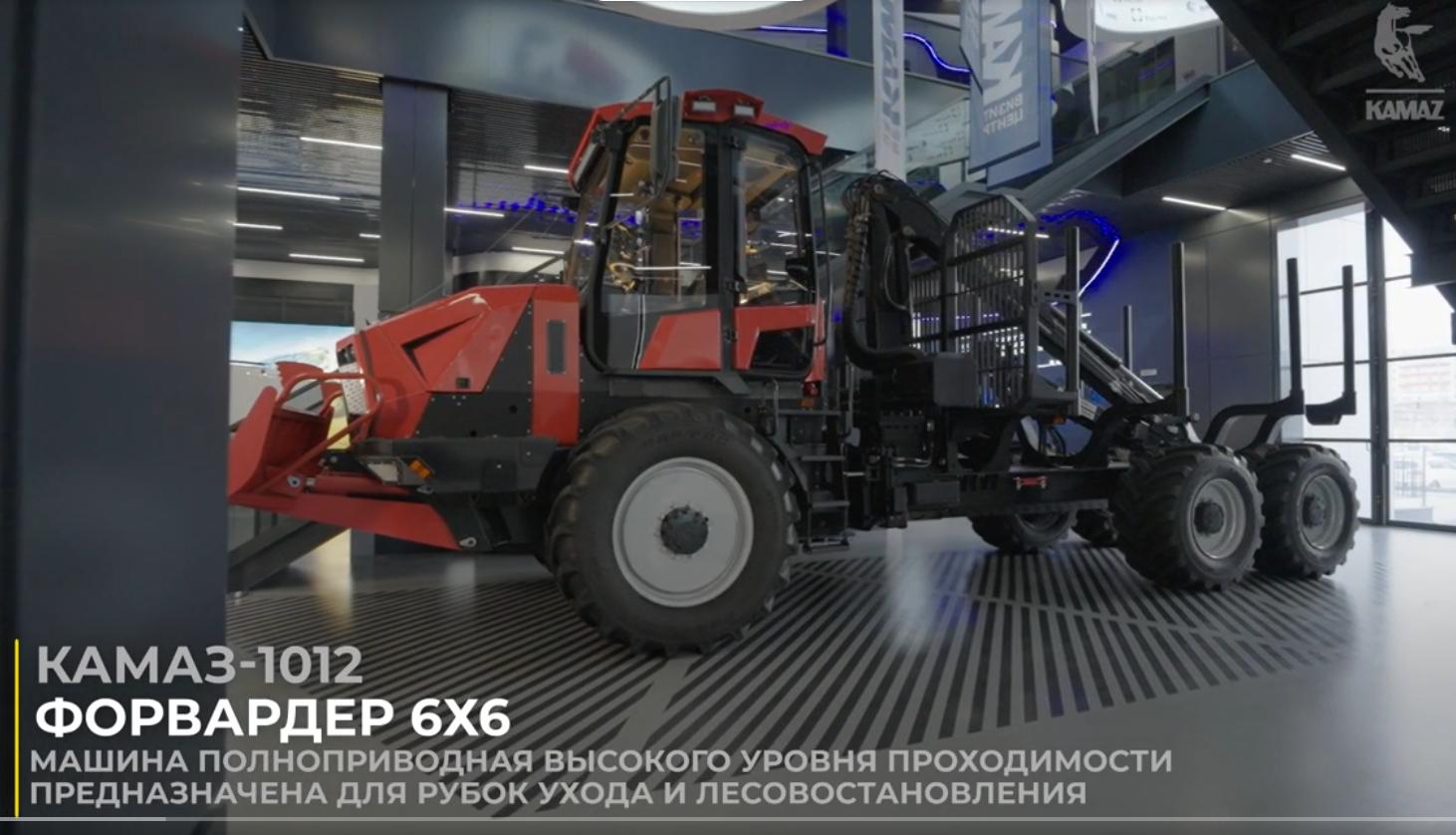 Обзор машины КАМАЗ-1012 Форвардер (6х6)