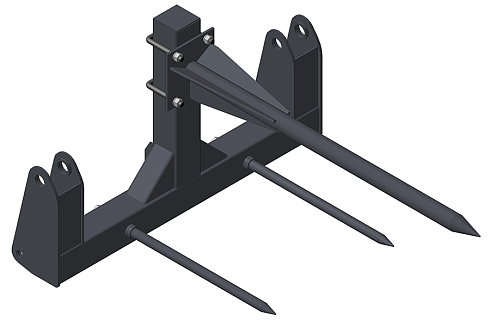 ПКУ-0,9 и ПКУ-0,8 : Вилы для рулонов (ПКУ)